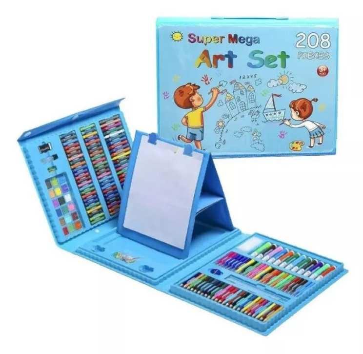 NUEVO MEGA-SET DE ARTE 208 PIEZAS EN TAMAÑO EXTRAGRANDE🎨✨