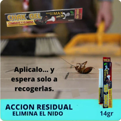 CHAK-GEL® 🏡✨ DÍLE ADIÓS A LAS CUCARACHAS PARA SIEMPRE