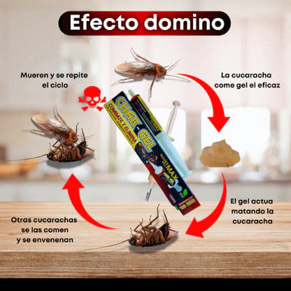 CHAK-GEL® 🏡✨ DÍLE ADIÓS A LAS CUCARACHAS PARA SIEMPRE