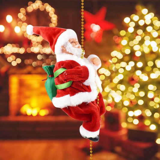 Papá Noel Escalador con Música y Movimiento