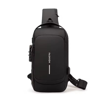 UrbanLock™ | Mochila Antirobo de Cuero con Candado