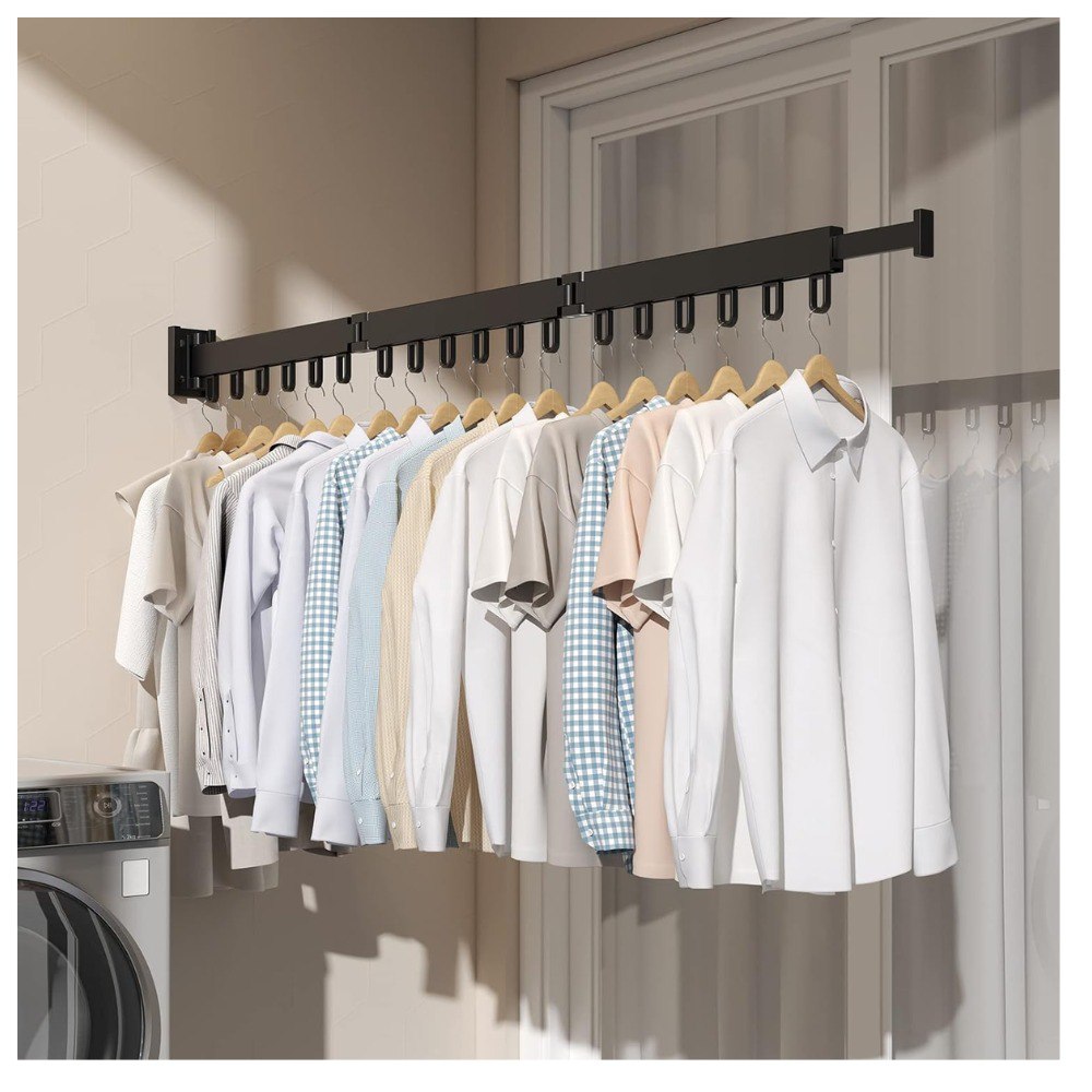 DrySpace™ | Tendedero Plegable  de Aluminio con Capacidad 50Kg